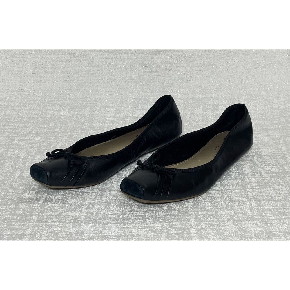Jessica Simpson 'Leve' Black Ballet Flats - Size 8.5B / 38.5